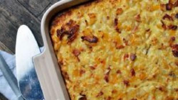 Potatoes with eggs in the oven Baked potatoes with eggs recipes