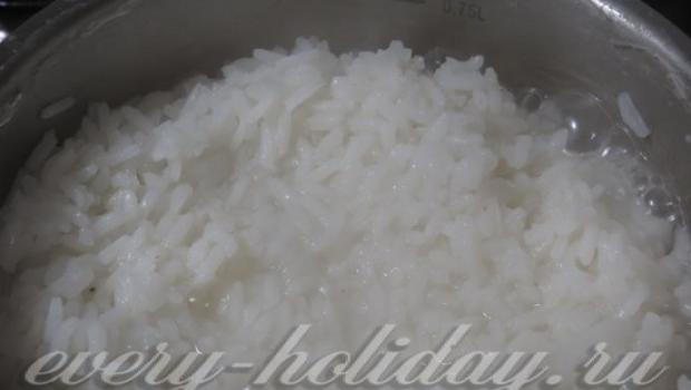 Как готовить рисовую кашу на воде
