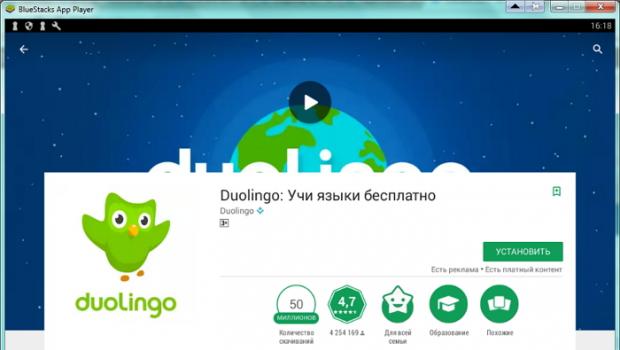 Duolingo zum Online-Englischlernen auf Duolingo-Sprachniveau